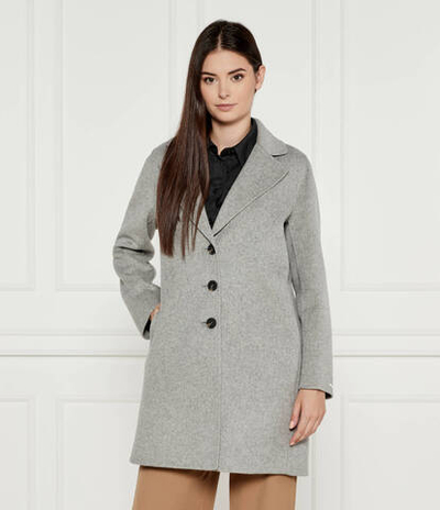 Хлопковое пальто WON Marella - серый(30160412)