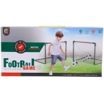 Набор тренировочный для футбола ZG270-229: ворота 47*36,5*36,5 см 2 шт., мяч 10 см, насос