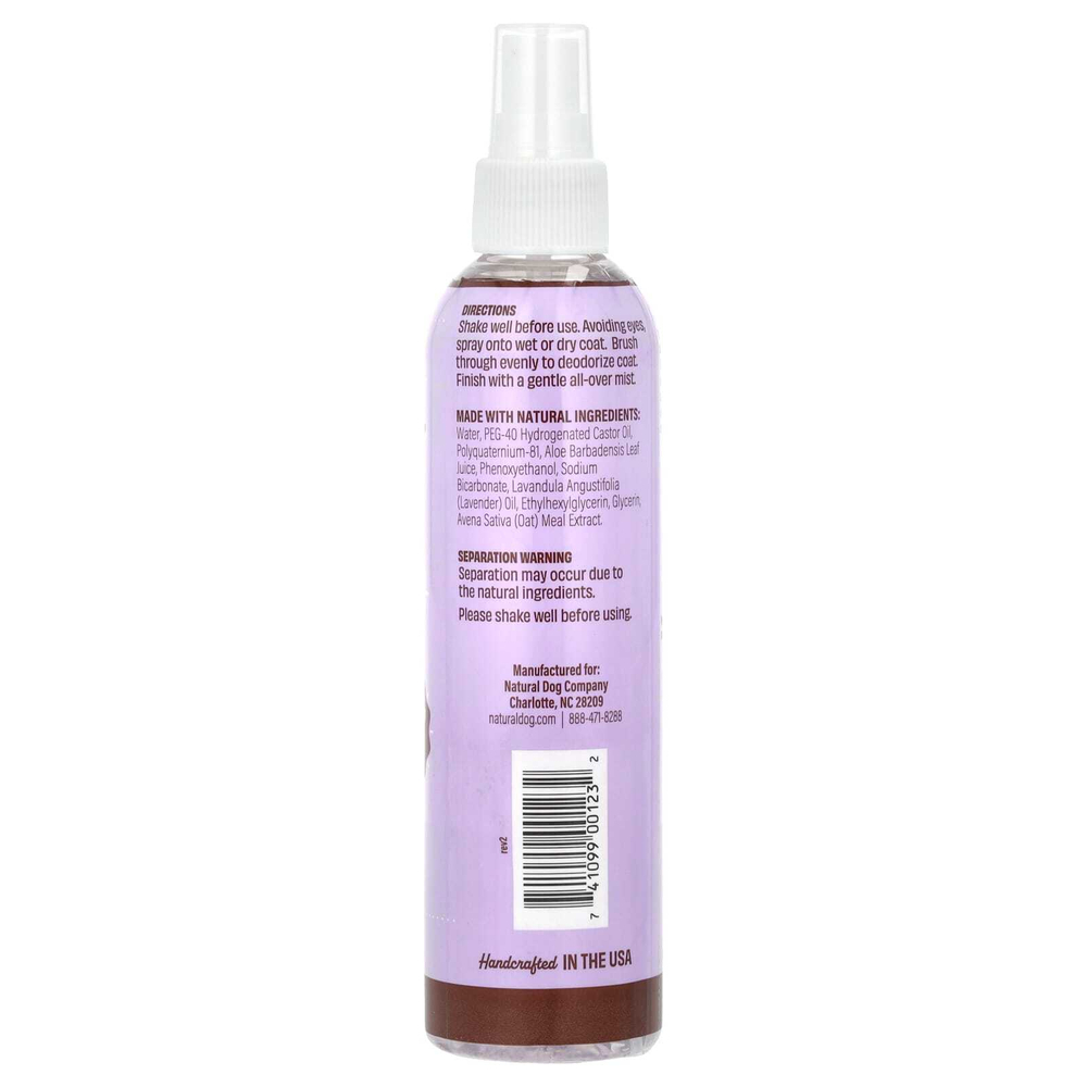 Natural Dog Company, Успокаивающий спрей с лавандой для собак, 236 мл (8 жидк. унц.)