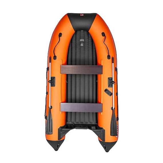 Лодка Тонар Алтай А320 (надувное дно) оранжевый/черный