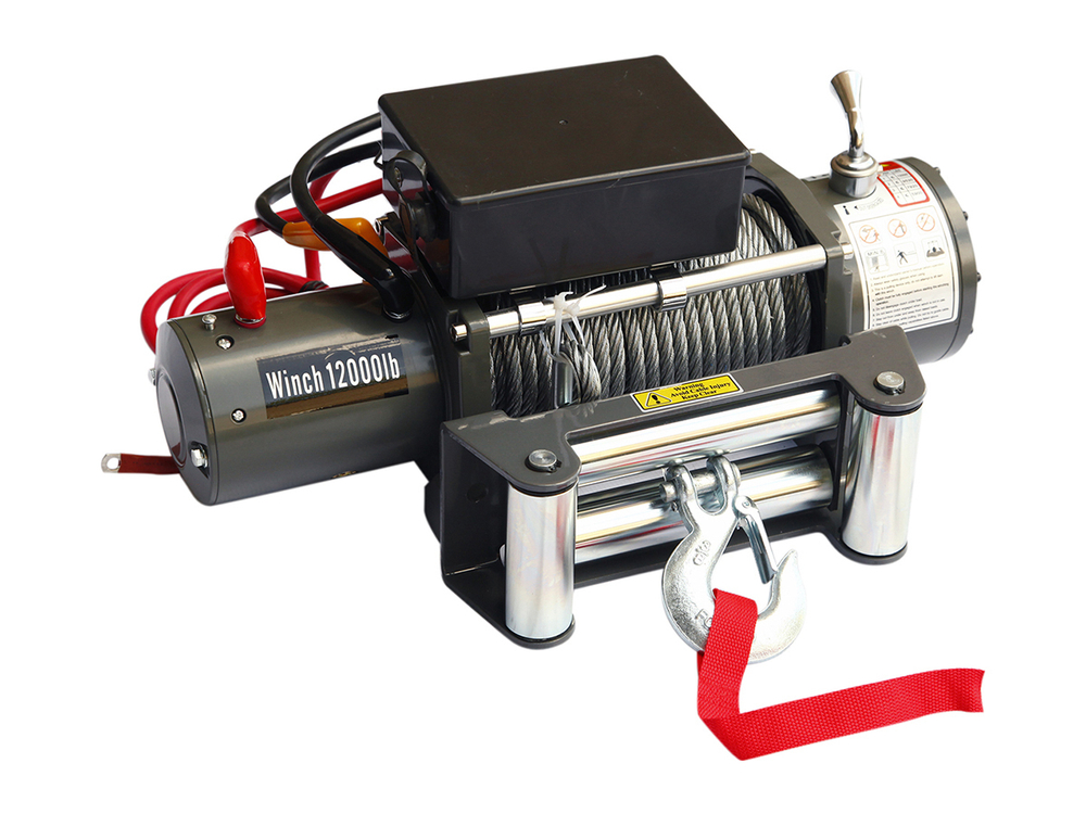 Лебёдка электрическая 24V Electric Winch 12000 lbs 5443 кг (влагозащищенная)