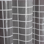 Шторка для ванной тм VETTA Квадро, ПЕВА 60г/м2, 180x200см, серый цвет