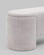 Банкетка Taks букле светло-серый