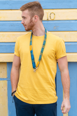 Поводок классический Shuka Blue HIRO+WOLF