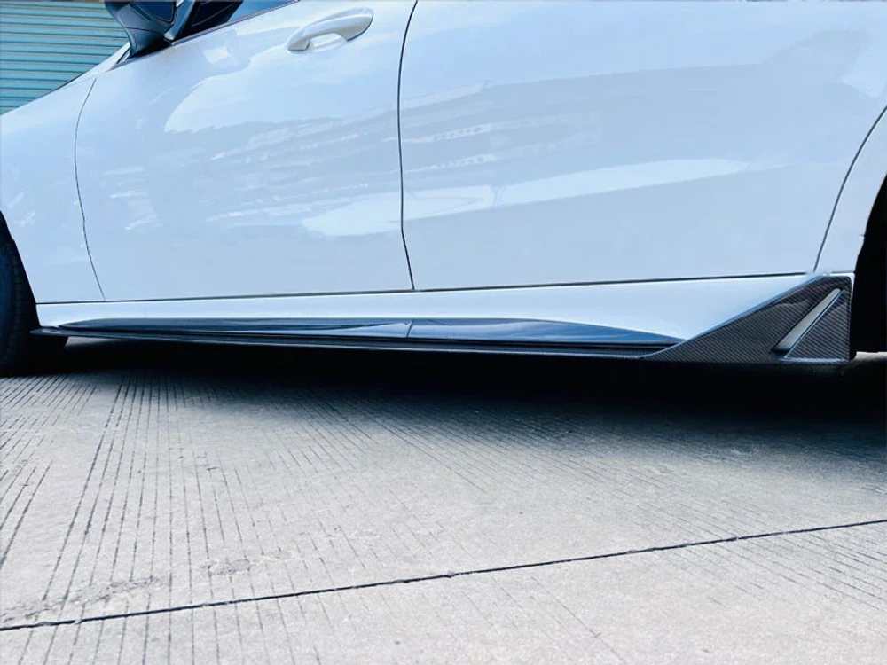 Карбоновые боковые юбки для Mercedes-Benz C-class W206 2022-2026+ Мерседес