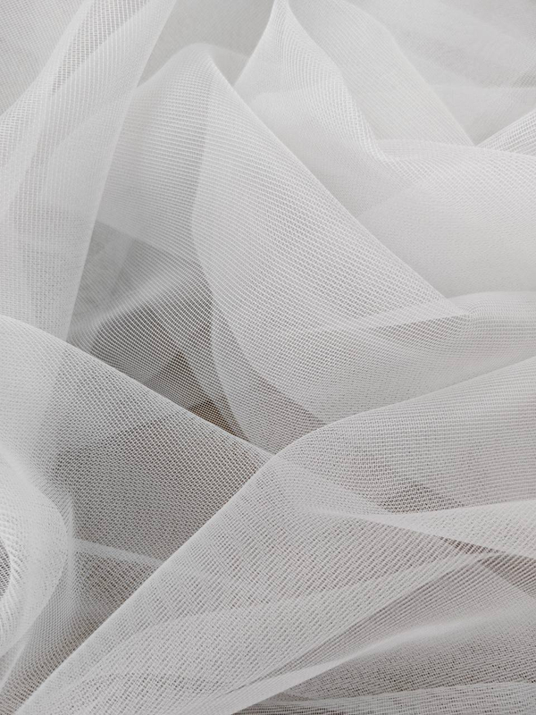 Тюль однотонный микросетка матовая (1032 ROMAN)