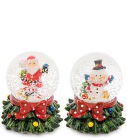 XM-607 Шар со снегом «С Новым Годом!»