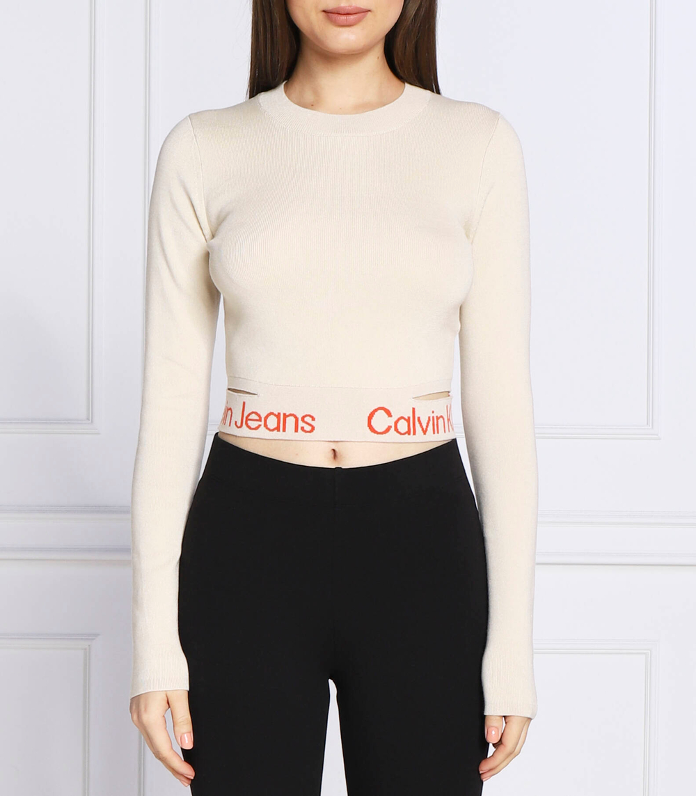 свитер CALVIN KLEIN JEANS - бежевый(J20J219787)