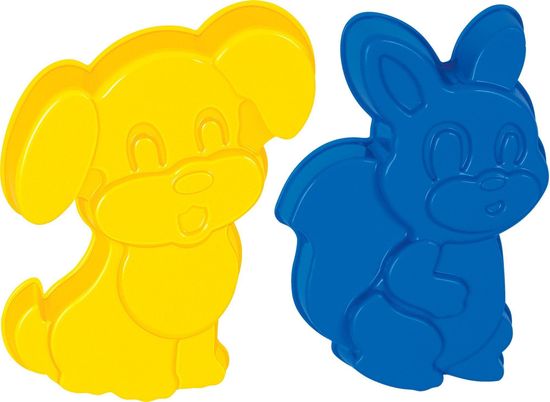 Формочки (белочка + пёсик)