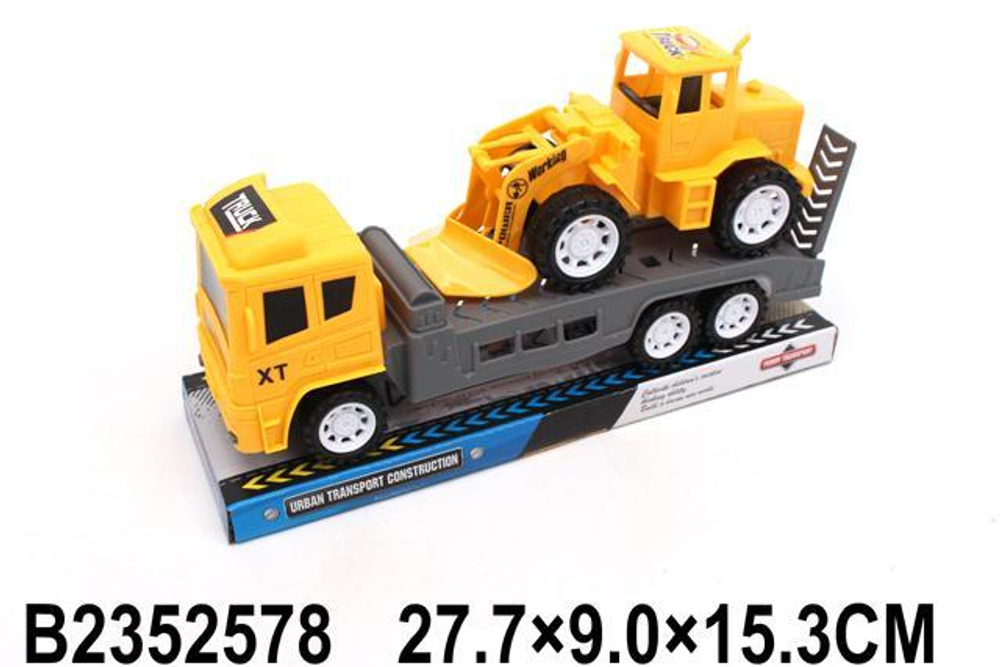 Автовоз ин. 27см +спецтехника, ПК XT714-30