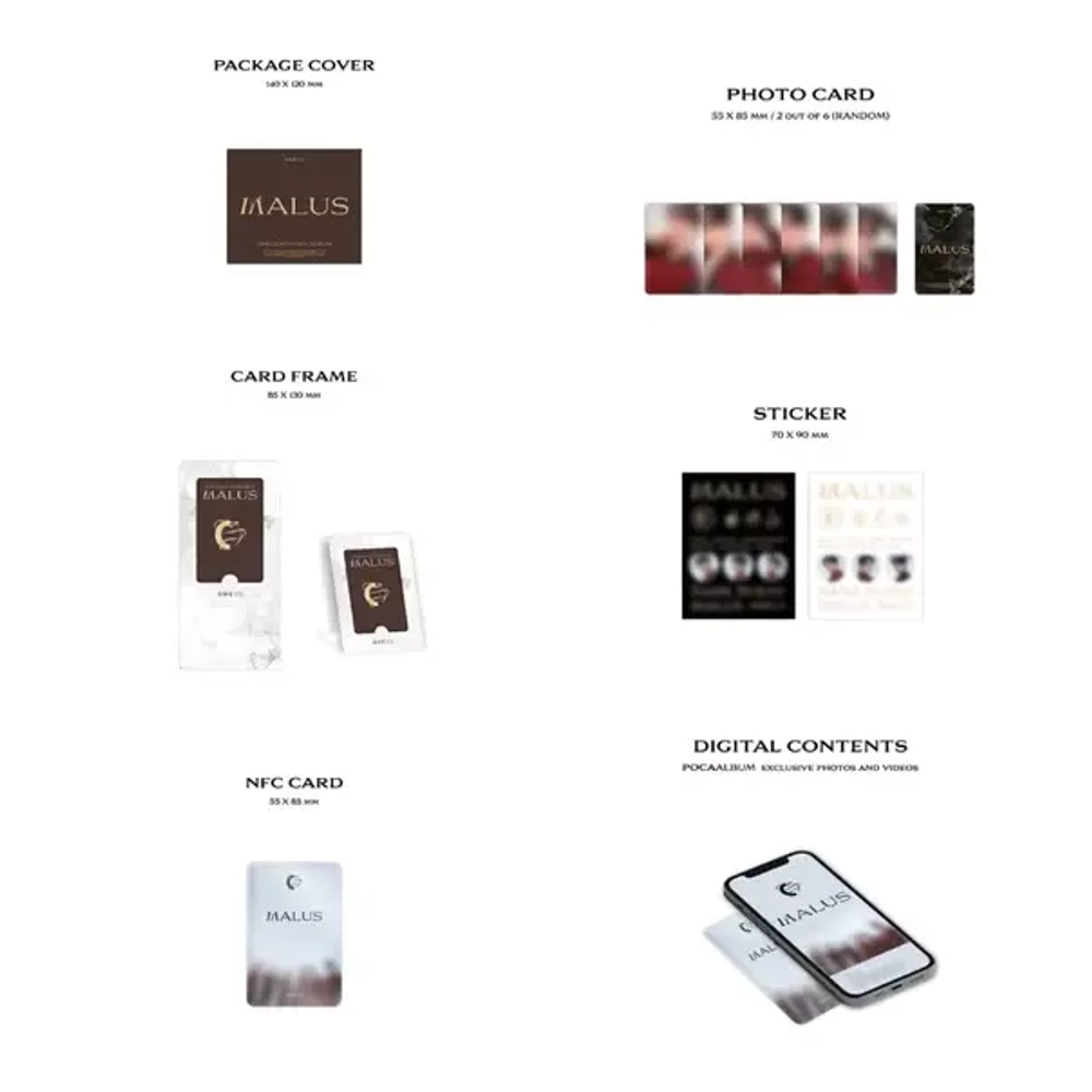 Альбом ONEUS - 8th Mini-Album MALUS (POCA VER.)