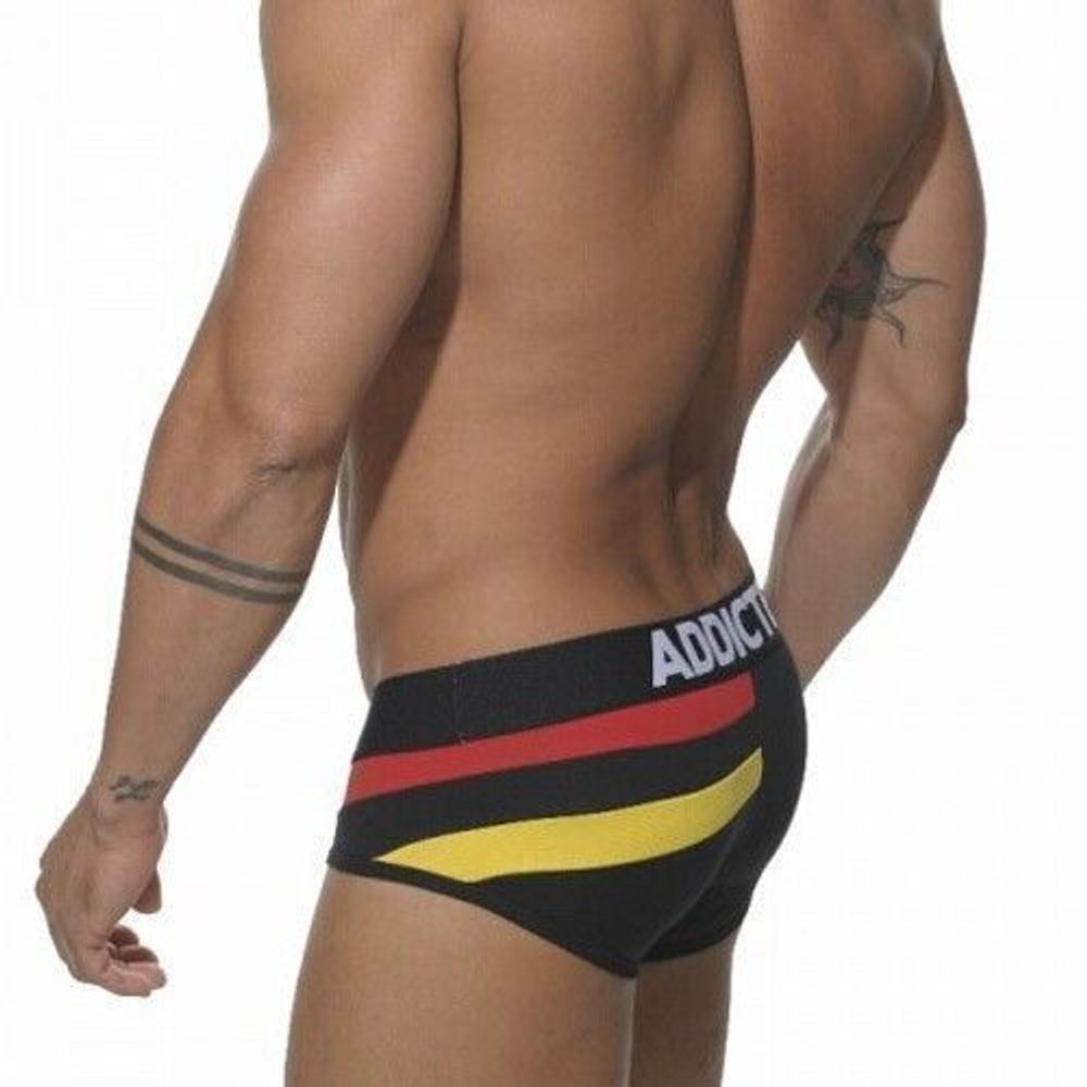 Мужские трусы брифы черные с флагом Германии Seobean Addicted World Cup Brief Deutschland Style