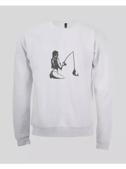 Термотрансфер "Рыбачка", наклейка светоотражающая 10х10