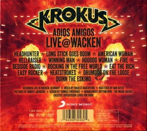 Krokus / Adios Amigos Live @ Wacken (CD+DVD)