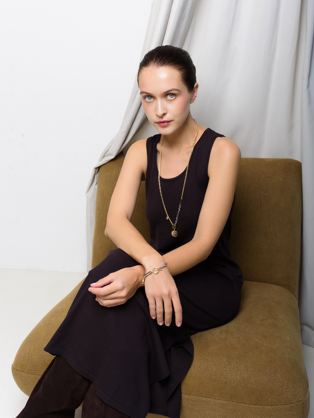 Колье "Balance coin" Bicolor