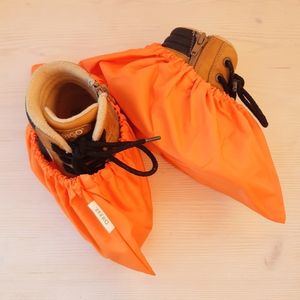 Многоразовые детские бахилы ZEERO Dewspo с мешочком, оранжевые