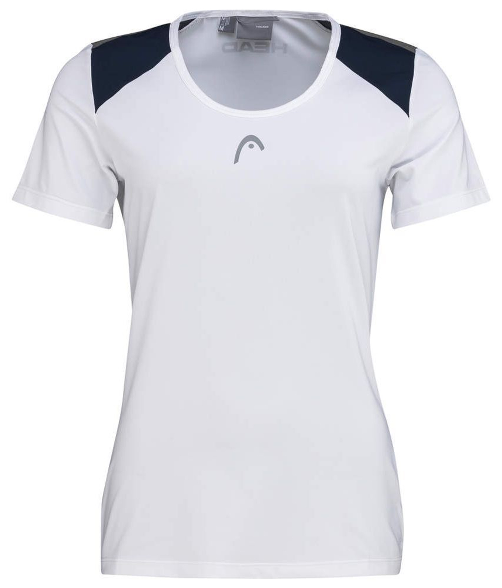 Женская теннисная футболка Head Club 22 Tech T-Shirt W - white/dark blue
