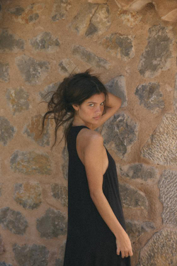 ZARA ПЛАТЬЕ МИДИ ИЗ ЛИОЦЕЛЛА, ЧЕРНЫЙ