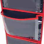 Кармашки-органайзер в шкафчик для детского сада BRAUBERG KIDS, крепление на липучке, наклейки-подсказки, 24х88 см, "Tiger", 273285