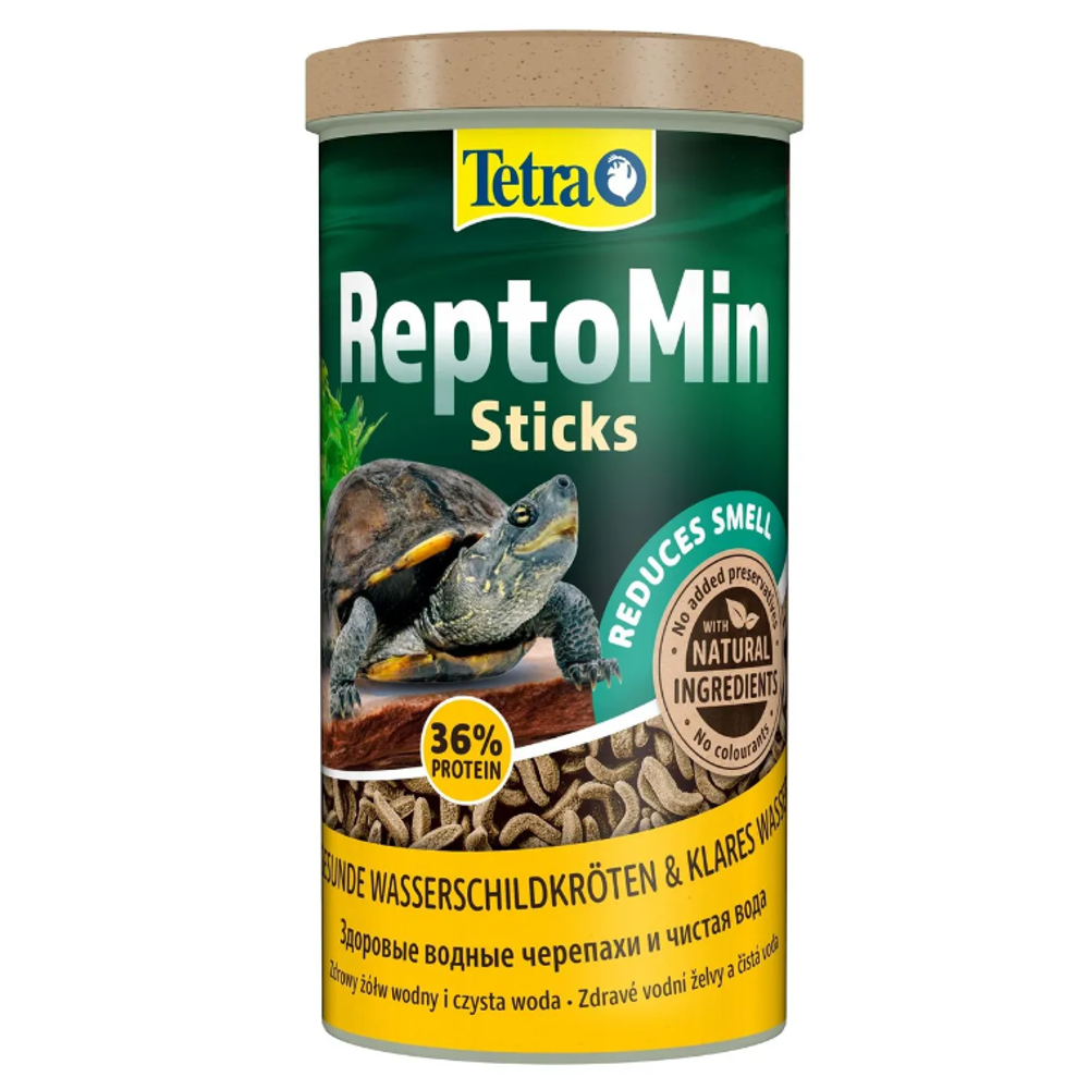 Tetra ReptoMin корм в виде палочек для водных черепах 1 л