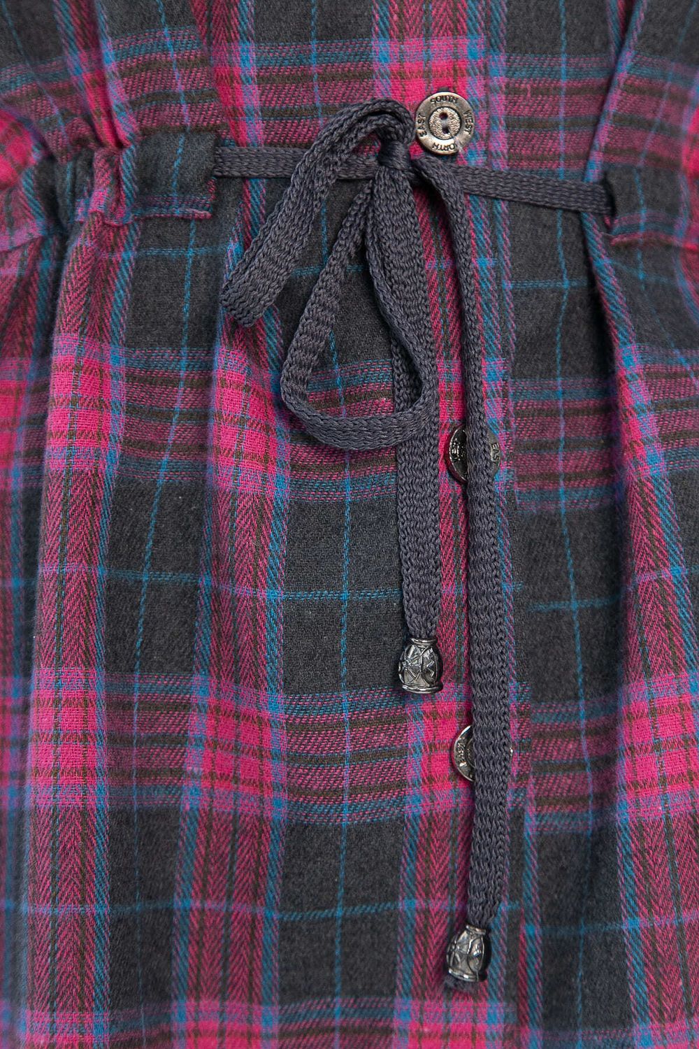 Рубашка хлопковая Джанет (розово-серая) Б14273-4М LT Collection