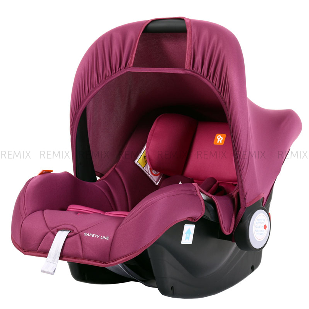 Автокресло LB-327 "Walker" Safety Line (Velvet Purple) группа 0+ (0-13 кг)