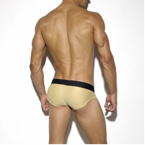 Мужские трусы брифы желтые ES Collection