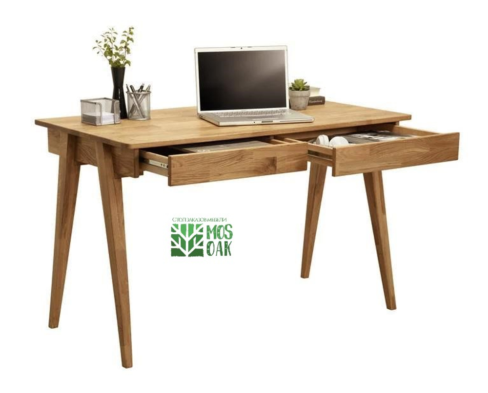 Стол письменный из массива дуба Вуди