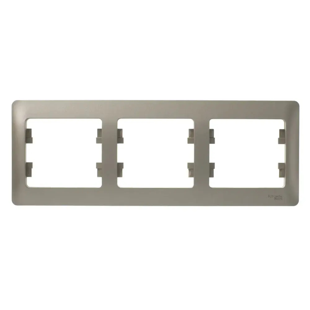 GLOSSA 3-постовая РАМКА, горизонтальная, ТИТАН