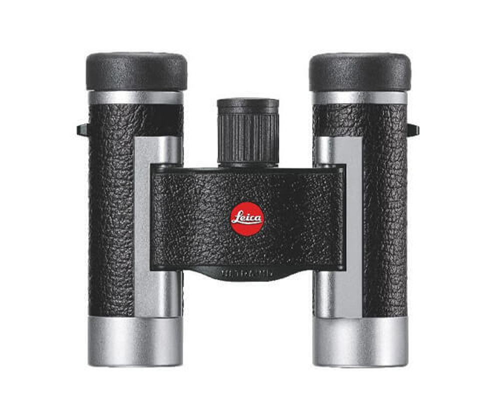Бинокль Leica SilverLine 8x20, кожа, серебристый корпус