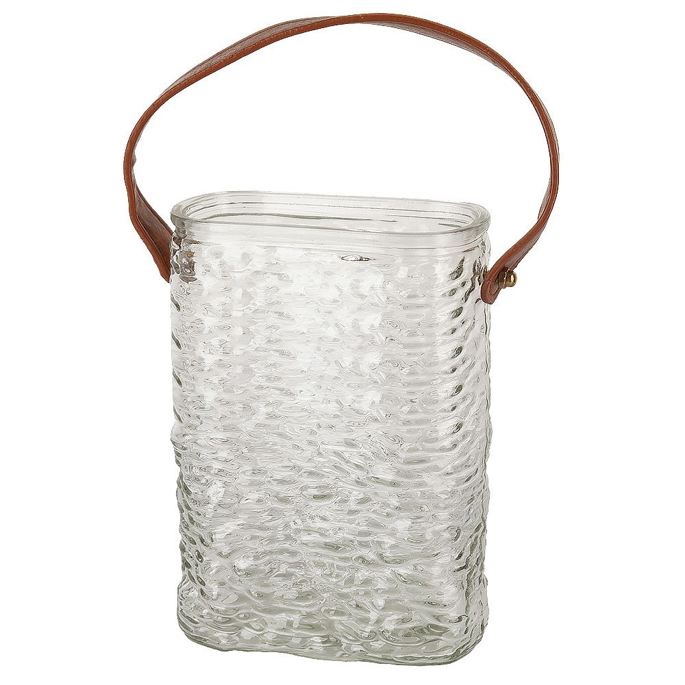 Ваза "Сумочка" h=17,5см, v=1200мл (стекло) (индивидуальная упаковка)