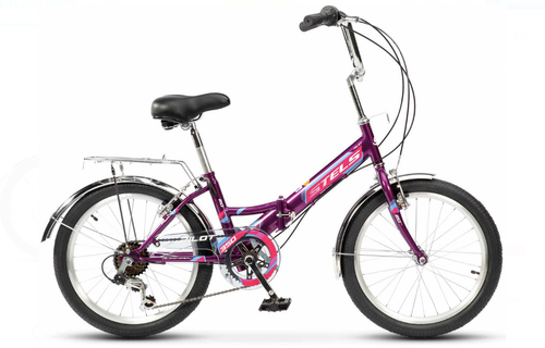 Велосипед 20" STELS PILOT 350 V, рама 11 пурпурный