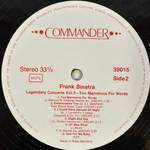 Frank Sinatra ‎– Legendary Concerts Vol. 2‎–Too Marvelous For Words (Германия)