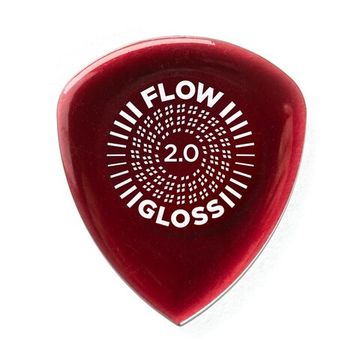 Медиаторы 12шт, 2мм, Dunlop 550R2.0 Flow Gloss