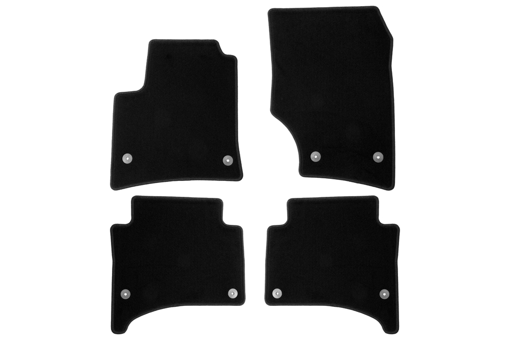 Коврики в салон для VOLKSWAGEN Touareg 2002-2006, 2007-2010, внедорожник , 4 шт. (текстиль) KLEVER01510101200K