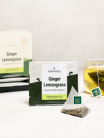 Чай зеленый "Имбирь и Лемонграсс" в пирамидках 50 г. (2,5 г х 20 шт)