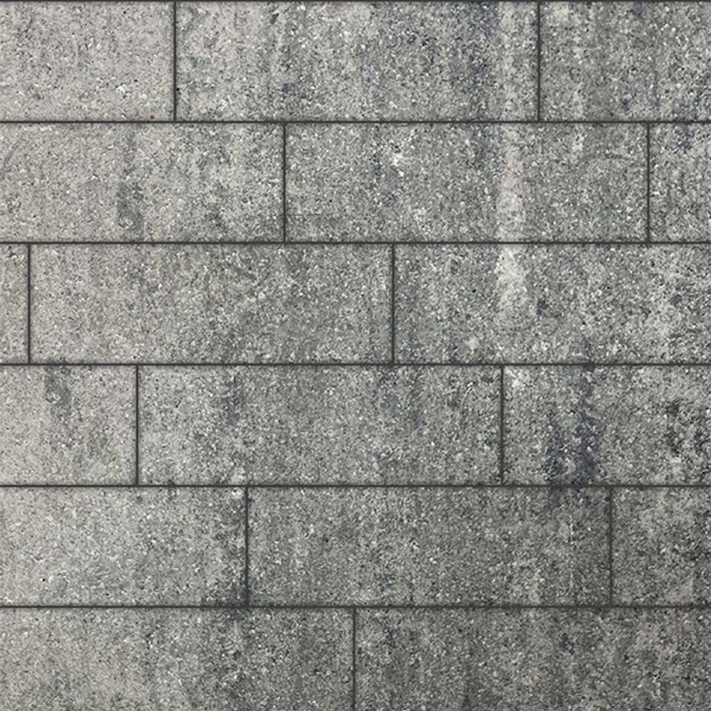 Тротуарная плитка ПРЯМОУГОЛЬНИК 750х250 мм - Искусственный камень Шунгит