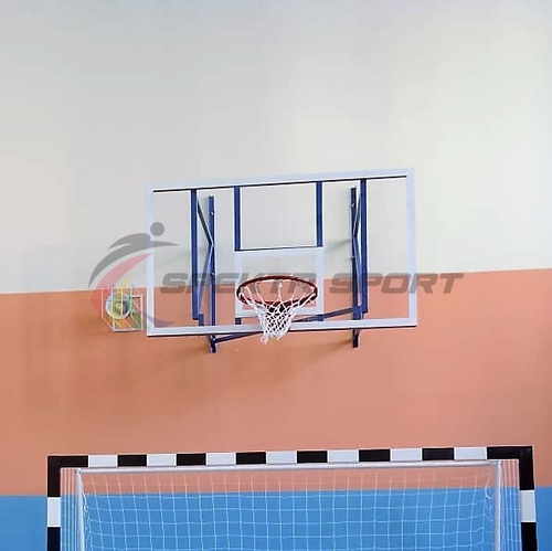 Щит баскетбольный 1800х1050 мм оргстекло 10 мм на металлической раме