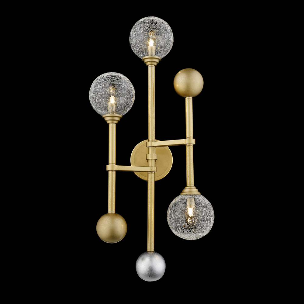 Настенный светильник Fluxus 3 gold