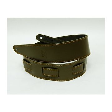 Ремень для гитары, кожаный, оливковый, Fidel FL111015LP Premier