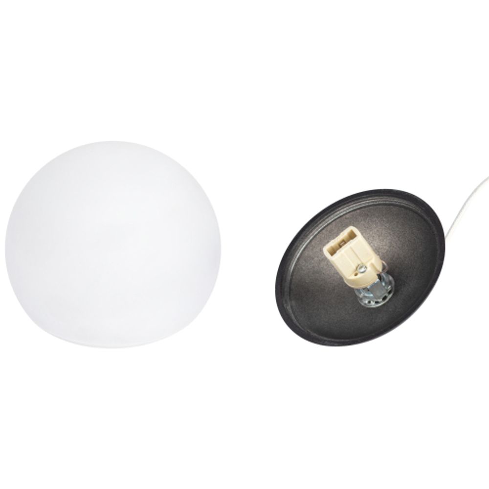 Светильник подвесной (подвес) ЭРА ADELAIDA PL35 BK G9 потолочный шар черный | Подвесные светильники