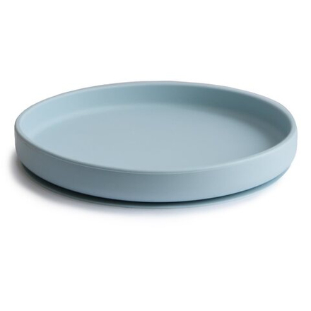 Силиконовая тарелка на присоске Powder Blue