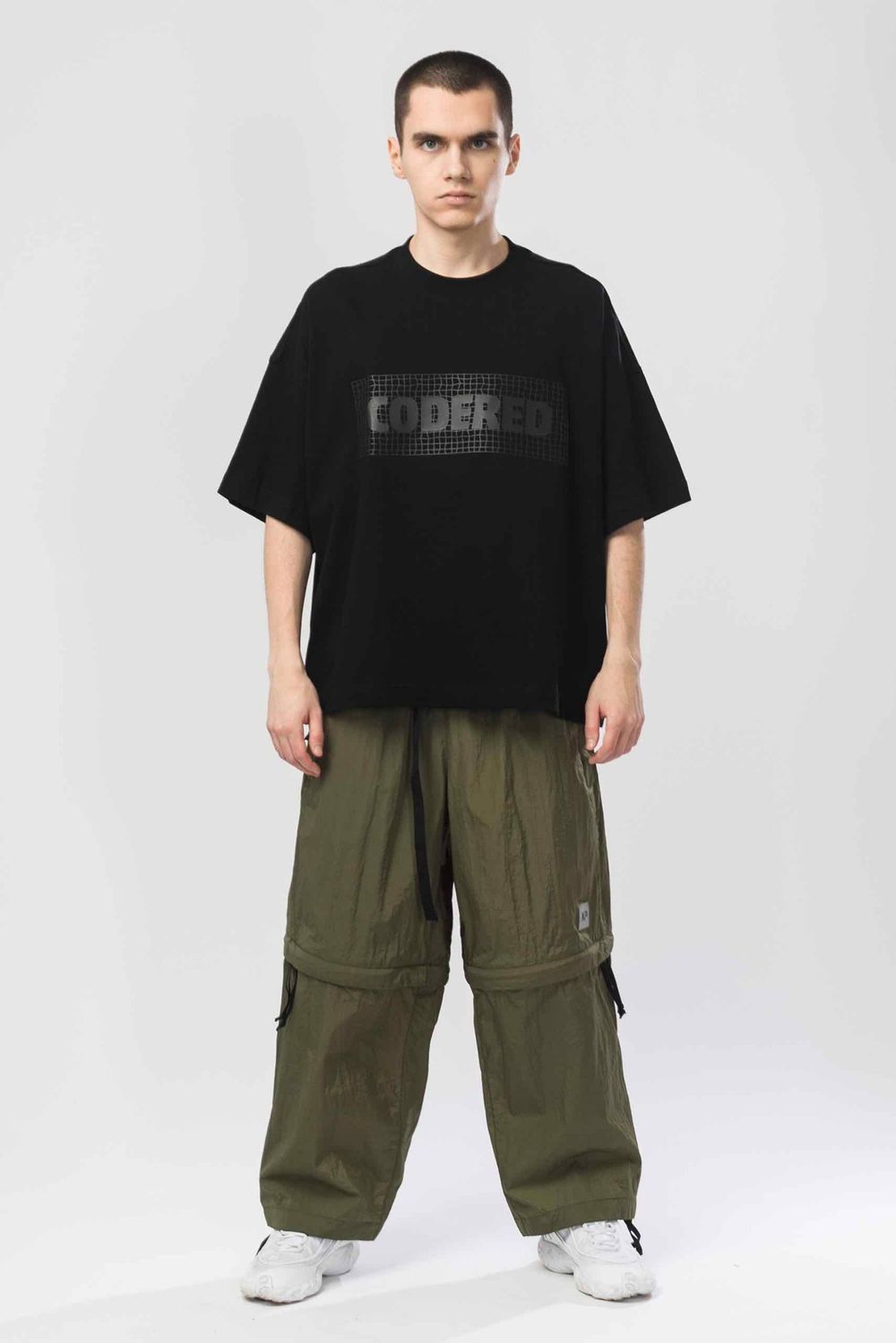 Купить Футболка Codered Wide T Bent Grid Box черная Футболка Codered Wide T Bent Grid Box черная