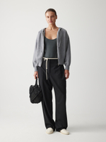 Вязаное худи