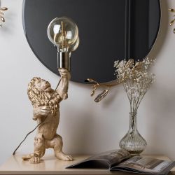 Настольная лампа Лев Ричард Айвори