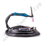 Varteg Горелка TIG-18 8м (разъем 35мм2, с кнопкой, ж/охл.) (пр-во FoxWeld/КНР)