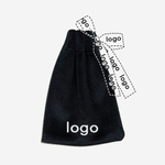 Мешочек из велюра, брендирование на мешочке и ленте