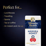 Manuka Health, Manuka Honey On-The-Go, UMF 6+, MGO 115+, 12 пакетиков по 5 г (0,176 унции)
