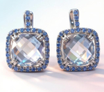 Ювелирные серьги из серебра 925 пробы