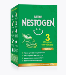 СМЕСЬ NESTOGEN 3 С РОЖДЕНИЯ 600ГР
